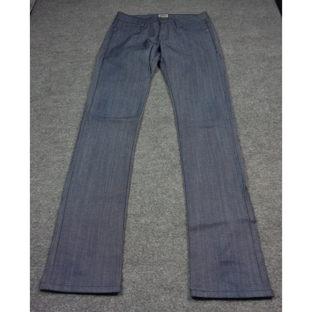 Naked & Famous Jeans Mens 31x36 Blue Skinny Guy Silk Denim Silk Blend
